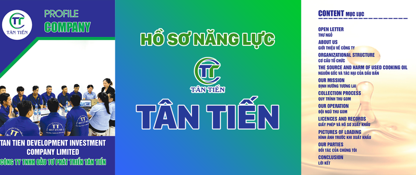 HỒ SƠ NĂNG LỰC CÔNG TY TÂN TIẾN