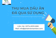 DẦU ĂN ĐÃ QUA SỬ DỤNG DÙNG ĐỂ LÀM GÌ?