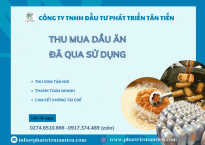 THU MUA DẦU THẢI ĐÃ QUA SỬ DỤNG 