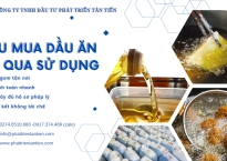LỢI ÍCH CỦA DẦU ĂN ĐÃ QUA SỬ DỤNG KHI ĐƯỢC XỬ LÝ ĐÚNG CÁCH 
