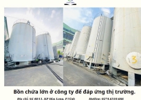 NHỮNG BỒN CHỨA LỚN LƯU TRỮ DẦU ĂN HỢP VỆ SINH ĐỂ XUẤT KHẨU LÀM NHIÊN LIỆU SINH HỌC 
